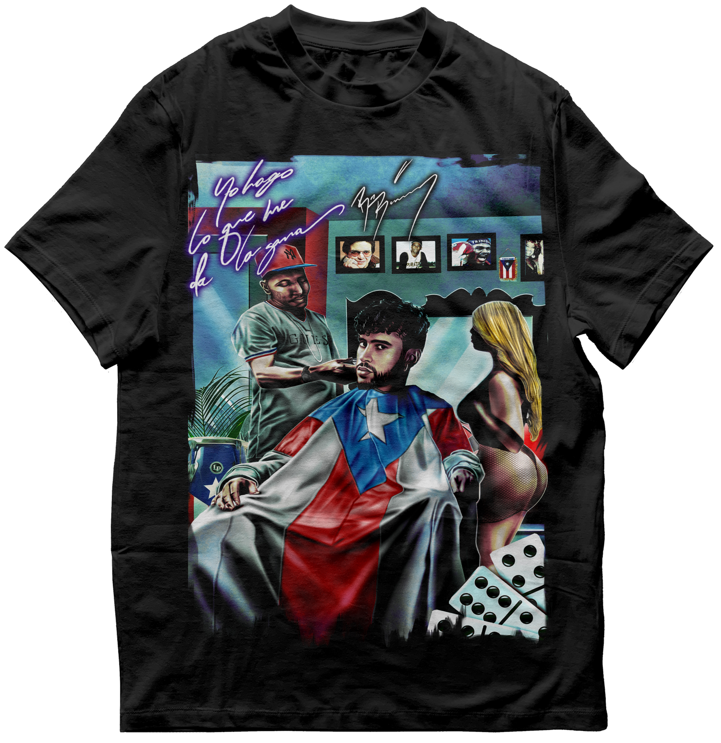 Bad Bunny Airbrush Tee