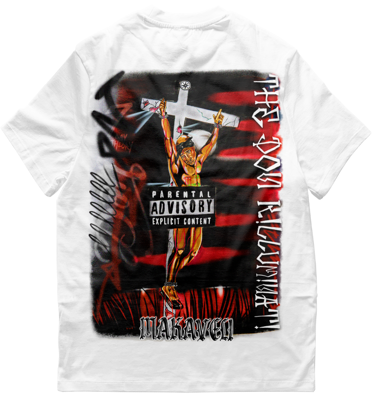 "2 Pac" Makavelli Airbrush Tee