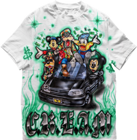 Wu-tang C.R.E.A.M Airbrush Tee