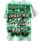 Wu-tang C.R.E.A.M Airbrush Tee
