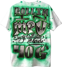 Wu-tang C.R.E.A.M Airbrush Tee