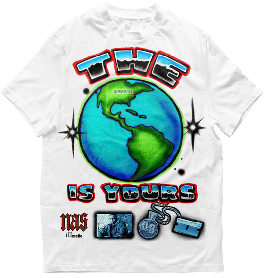 Nas "World Is Yours" Airbrush Tee